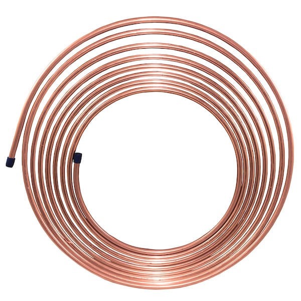 NiCopp Nickel/Copper Brake/Fuel/TransLine Tubing Coil, 5/16 x 25'